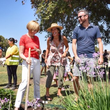 Plan hídrico local que beneficiará a vecinos con jardines sustentables.