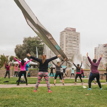 Providencia se ejercita por la Teletón