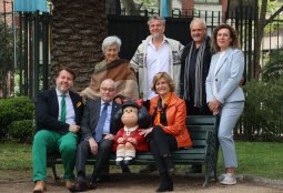 Presentamos la estatua oficial de Mafalda en Providencia