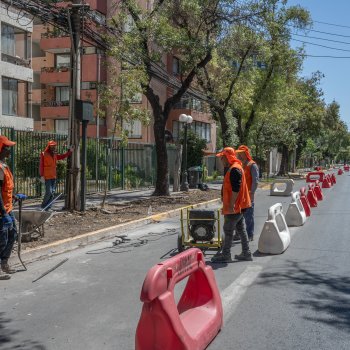 Avanzan las obras de habilitación de la nueva ciclovía de Carlos Antúnez