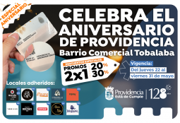 Providencia está de cumpleaños: ¡la celebración continúa en Barrio Tobalaba!